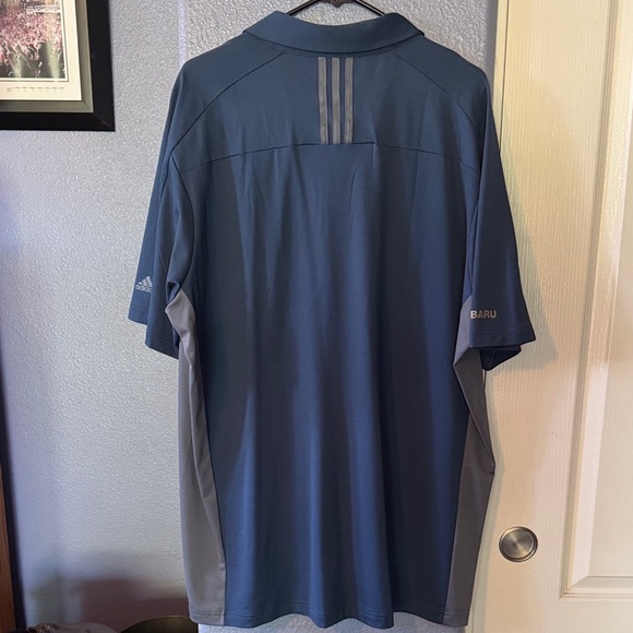 NWT Adidas Men's Navy and Gray Polo Shirt - Picture 6 of 7